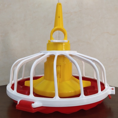 料盘养鸡设备 &nbsp;肉鸡平养喂料线料盘